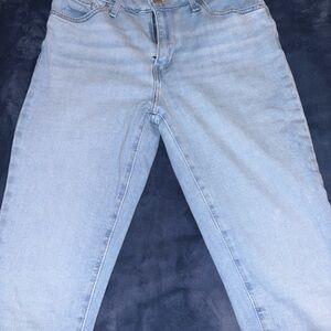 Levi's Women's Straight Leg high rise skinny Jeans in Light Blue